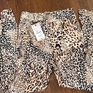 Zara Leopard Pants